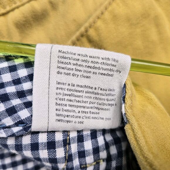 Pilcro and the Letterpress Mustard Yellow Pants 29 Chino Straight Sueded Cotton - Picture 6 of 6